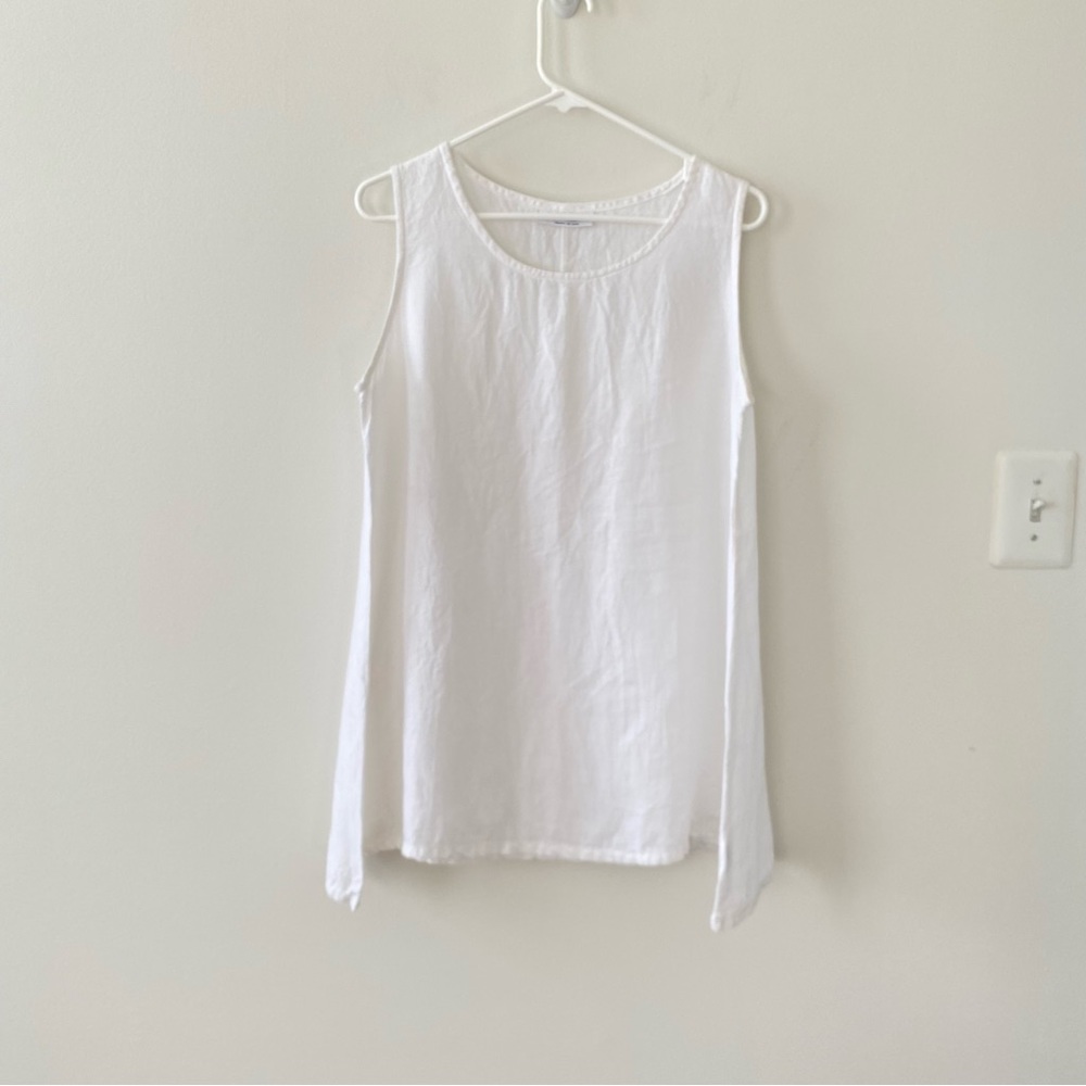 Bryn Walker Women’s White 100% Linen Tunic